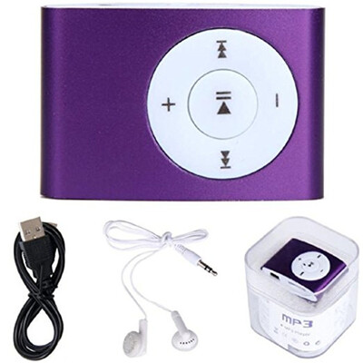 

USB Mini MP3 Player Support 32GB Micro SD TF Card With Headphone 35mm Audio Jack