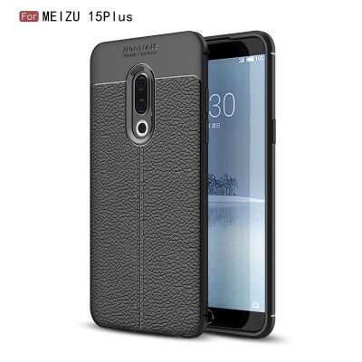 

Fecoprior Back Cover For MEIZU 15 Plus Meilan Case Soft TPU Silicon Fundas Coque Celulars