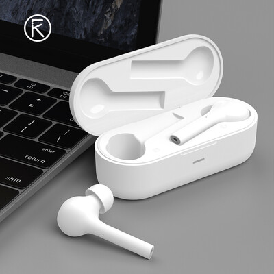 

New 50 iKF F6 HiFi level sound true wireless Bluetooth headset sports running stereo binaural earbuds Apple Android Huawei mobile phone universal ceramic white