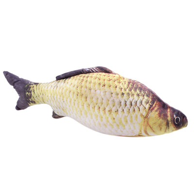 

Lovely Vivid Artificial Fish Mint Catnip Funny Lifelike Fish Shape Kitten Teaser Plush Pet Cat Puppy Dog Sleeping Cushion Toy