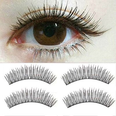 

10 Pairs Soft Natural Cross Eye Lashes Makeup Extension False Eyelashes