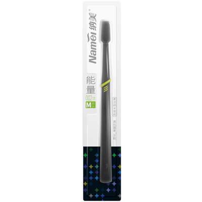 

Na Mei Namei energy toothbrush 0.02mm charcoal big brush head toothbrush (color random