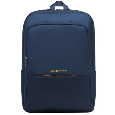 

New beauty Samsonite new shoulder bag men&women backpack simple business casual computer bag 14 inch I82 41001 navy blue