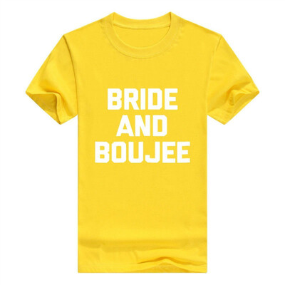 

Bride & Boujee Men T-Shirt Funny Saying Wedding Bride-to-be tee
