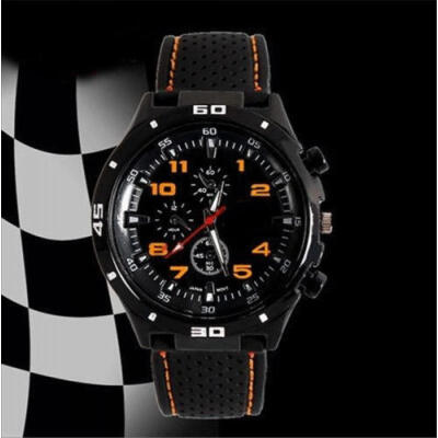 

Mens Fashion Black Stainless Steel Luxury Sports Analog Quartz Wrist Watches