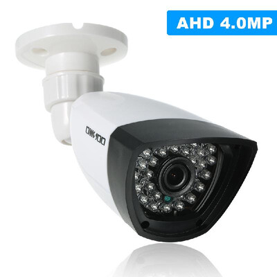 

OWSOO 4MP AHD Bullet Waterproof Camera Support IR-CUT Night Vision 30pcs Infrared Lamps 128" CMOS for Home Security NTSC System