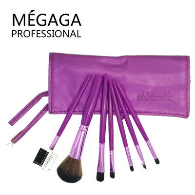 

MEGAGA Professional Tools Multi-Function Portable Makeup Brush Sets of 7pcs Purple