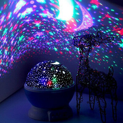 

BRELOBG DC 5V Star Light Rotating Projector Lamp for Kids Bedroom