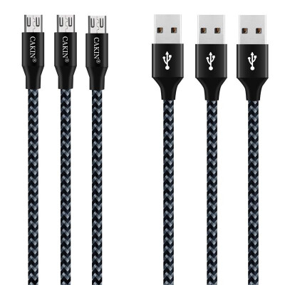 

CAKIN Micro USB aluminum alloy braided wire Android mobile phone data cable fast charging data cable