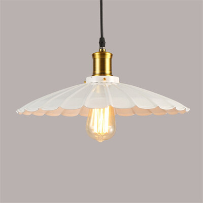 

Baycheer HL486939 Indoor Single Black Pendant Lamp 1181"Wide Scalloped Shade