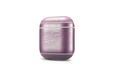 

icarer for AirPods Case Top Genuine Leather Case for Apple Airpods Luxury Shining Leather Protective Case Cover