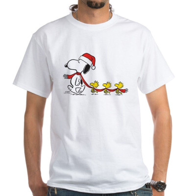 

CafePress - Snoopy&Bird Friends White T-Shirt - 100 Cotton T-Shirt White