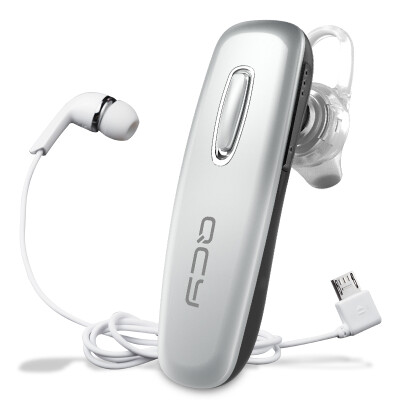 

QCY J02S Business Bluetooth Headset Bluetooth 4.1 Wireless Headset Universal In-Ear Silver
