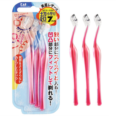 

KAI Mini Eyebrow Razor Eyebrow Trimmer Set Count 3