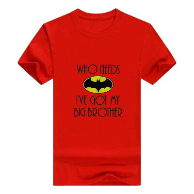 

Who Needs Batman Big Brother Funny Nerd Cute Hero Romper Men T-Shirt