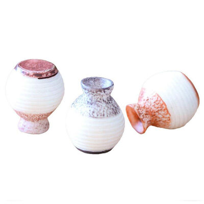 

UpperX Miniature Fairy Garden Vase Mushroom House Ornament Dollhouse Plant Pot Figurine DIY Outdoor Decor Home Decoration 3
