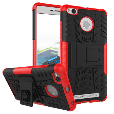 

Fivice Redmi 33S3 Pro Case TPU anti-fall tire pattern back clip bracket phone case