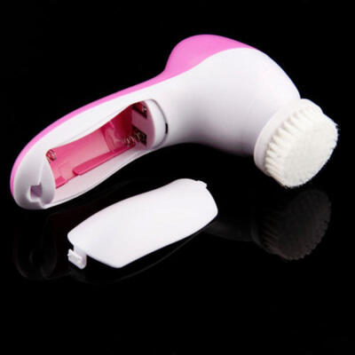 

5 In 1 Body Face Skin Care Cleaning Wash Brush SPA Facial Beauty Relief Massager