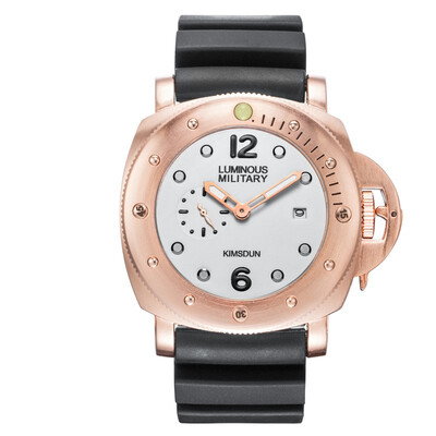 

KIMSDUN K-716D Mens Waterproof Luminous Sports Automatic Mechanical Strap Watch - BLACK BLACK CASE