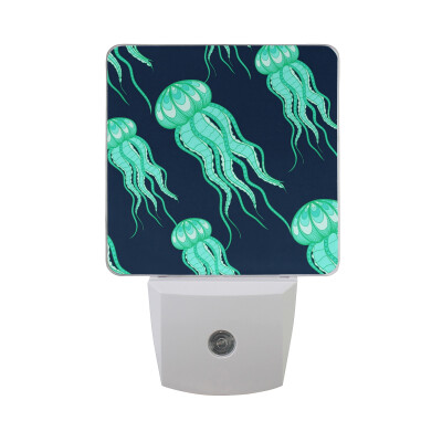 

ALAZA LED Night Light With Smart Dusk To Dawn SensorFantastic Jellyfish Plug In Night Light