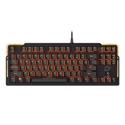 

Дейл отлично (dare-u) EK815 87 ключевой поток воды подсветка игра механическая клавиатура черная черная ось