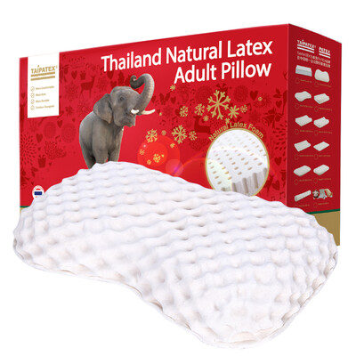 

TAIPATEX Thai Natural Latex Pillow Massage Neck Pillow