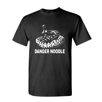 

Danger Noodle - Snake Rattlesnake Viper - Mens Cotton T-Shirt