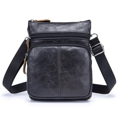 

BullCaptain 2018 hombres famosa marca casual crossbody bolsos hombre cuero genuino de la manera mini bolsos de hombro para h