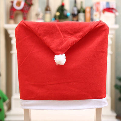 

AU Christmas Decorations Santa Claus Snowman Chair Covers Dinner Decor Party