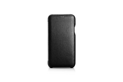 

Icarer for iPhone XS MAX Case Genuine Leather Phone cases for APPLE XS MAX Case Curved Edge Luxury Magnetic Closure Folio Cover