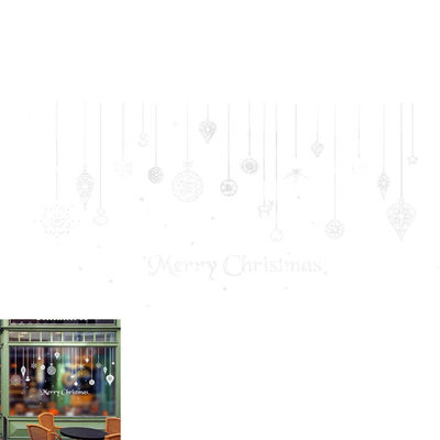 

UpperX Christmas Removable Ball Vinyl Home Window Stickers PVC Sticker Decor 60x90cm Multicolor Christmas