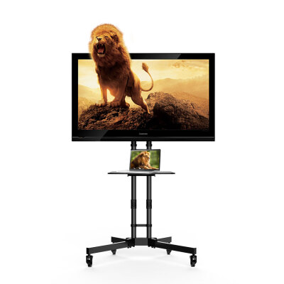 

FLEXIMOUNTS C06 Mobile TV Cart Stand for 32-65 4K HD LCD LED Plasma Flat Panel Screen