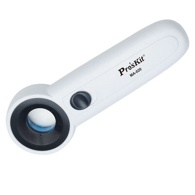 

Pro&39skit MA-020 22X Handheld LED Light Magnifier