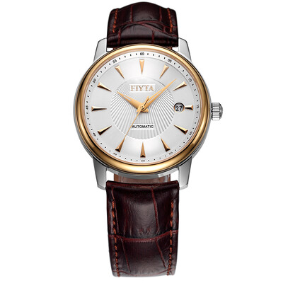 

Fiyta (FIYTA) watch classic series of mechanical male watch white belt DGA802038.TWR