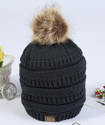 

Outdoor warm wool cap Korean version of winter knitting hat accessories