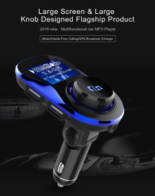 

Wireless FM Modulator Car Radio Kits Hands-free Bluetooth FM Transmitter Dual USB Charging Support U Disk Mp3 Player for Phone