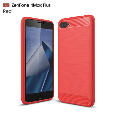 

Fivice Asus Zenfone 4 Max plus ZC554KL case Luxury brushed carbon fiber TPU soft shell