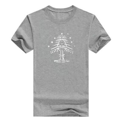 

Assault Rifle Hgun Gun Christmas Tree Gildan - Pullover Mens T-Shirt