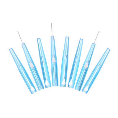 

8pcs Interdental Brush Between Teeth Brush Floss Head Tooth Pick Tool Professional Dental Cleaning Tool