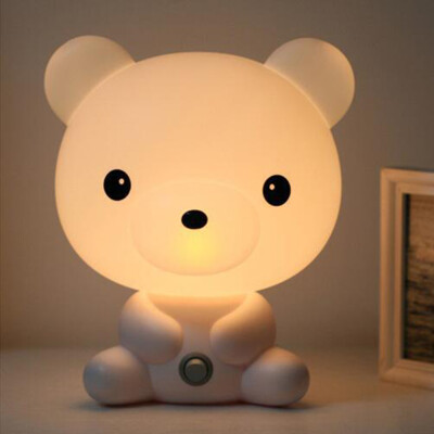 

Rechargeable Cute Night Sleeping Lamp Kids Bedroom Lamp Baby Room Cartoon Light Gifts USEU Plug