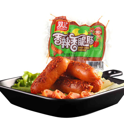 

Shuanghui ham sausage ham sausage spicy sausage spicy crispy intestine 140g bag