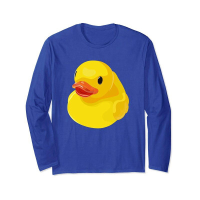 

Cute Duck Shirt - Rubber Duckling Long Sleeve Tee 3D Effect