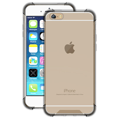 

BIAZE Apple 6 6S Plus phone case iPhone6 ​​ 6S Plus case all-inclusive anti-fall shell ice armor series JK107-transparent gray