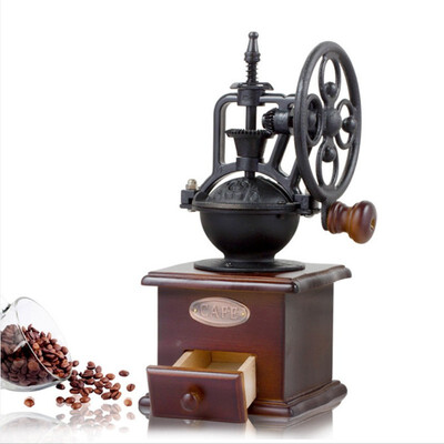 

Vintage ferris wheel hand grinder coffee bean grinder hand grinder ceramic pepper grinder household