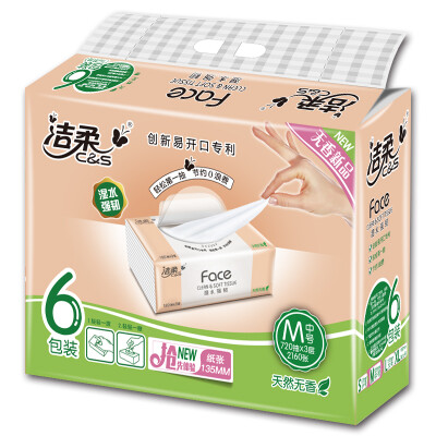 

Cleansing (C & ) Paper Powder Face Flexibility 3 Layer 120 Sweater * 6 Pack No Fragrance (M Medium Paper Towel Soft Dough Face Series Moisturizing