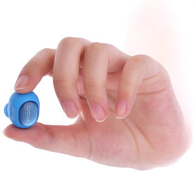 

QCY Q26 Wireless Bluetooth Headset Mini Wireless Headset Smart Bluetooth 4.1 Music Small Headset Universal Blue