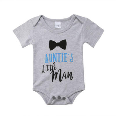 

Summer Newborn Baby Kid Boy Short Sleeve Soft Romper Jumpsuit Bodysuit Outfits