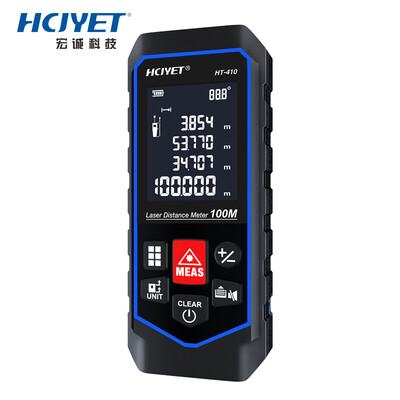 

HCJYET 100 m rechargeable laser range finder handheld infrared distance measuring instrument home improvement measuring instrument electronic ruler HT-410