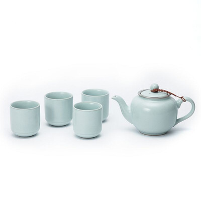 

Ru moon white teaset including filter