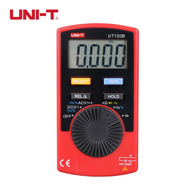 

UNI-T UT120B Pocket Size Type Multimeters 400 Count Display Auto Range Continuity Buzzer DC Voltage Meters Testers